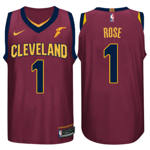 maglia basket derrick rose 1 2017-2018 cleveland cavaliers rosso