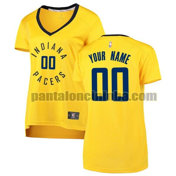 maglia donna basket Custom 0 indiana pacers navy 2020
