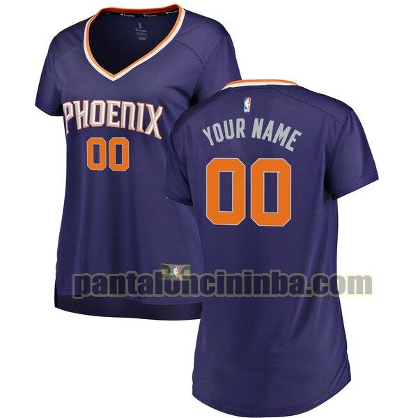 maglia donna basket Custom 0 phoenix suns porpora 2020