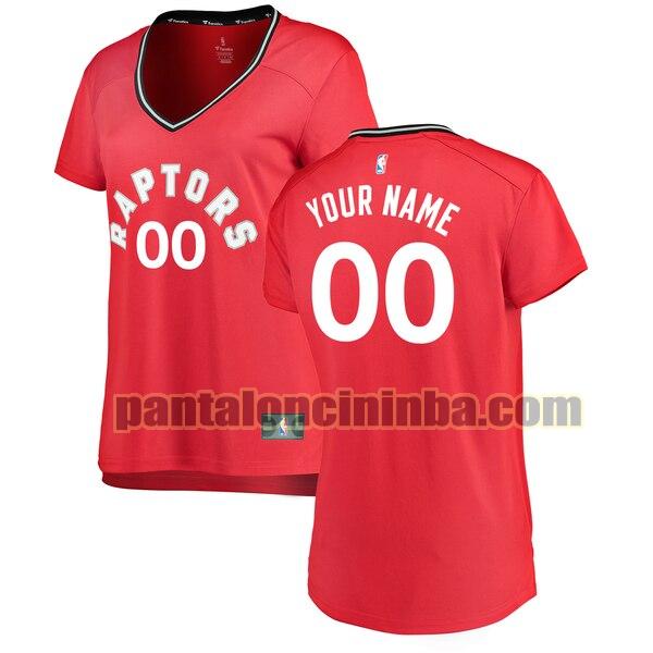 maglia donna basket Custom 0 toronto raptors rosso 2020