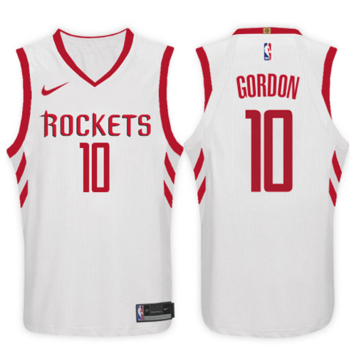 maglia eric gordon10 2017-2018 houston rockets bianca