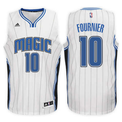 maglia evan fournier 10 2017 orlando magic bianca