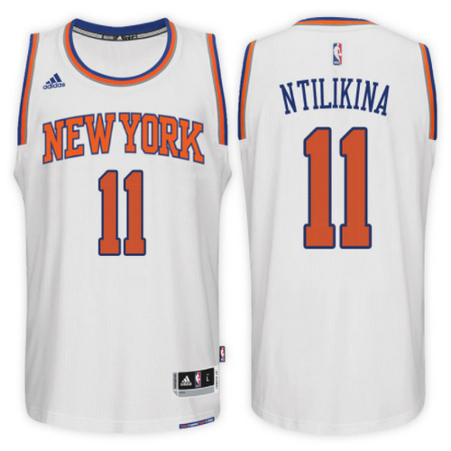 maglia nba frank ntilikina 11 2017 new york knicks bianca