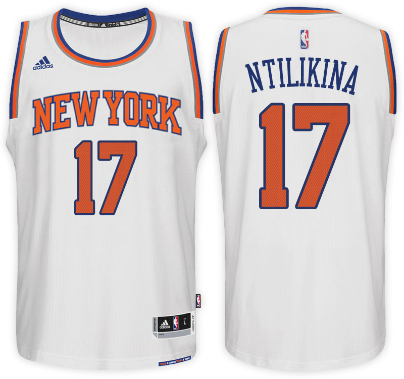 maglia frank ntilikina 17 2017 new york knicks bianca