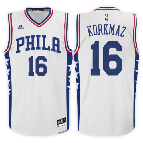 maglia furkan korkmaz 16 2017 philadelphia 76ers bianca