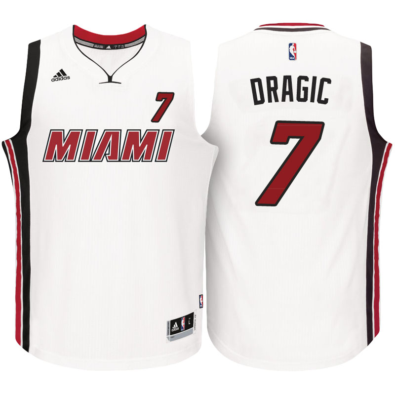 maglia goran dragic 7 2016-2017 miami heat bianca