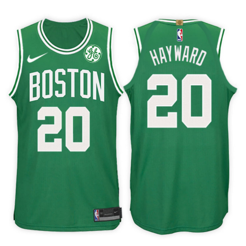 maglia gordon hayward 20 2017-2018 boston celtics verde