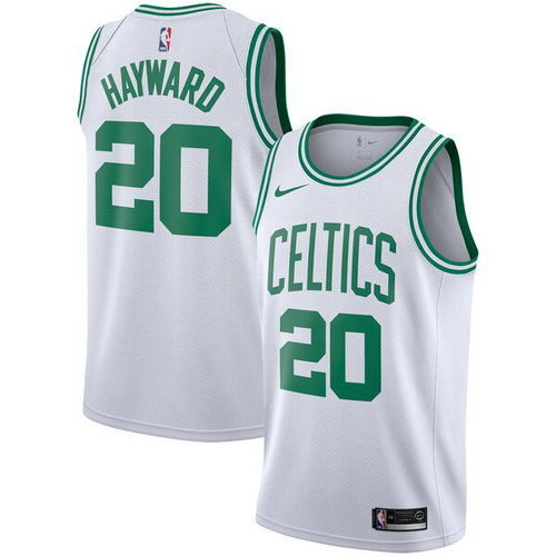 maglia gordon hayward 20 boston celtics bianca