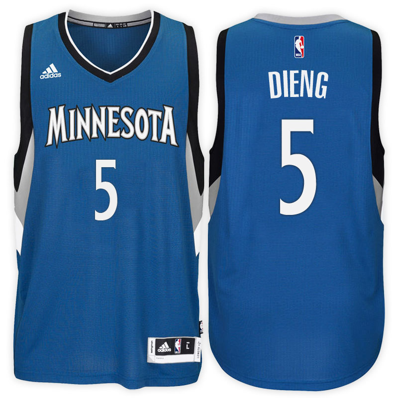 maglia gorgui dieng 5 2017 minnesota timberwolves blu