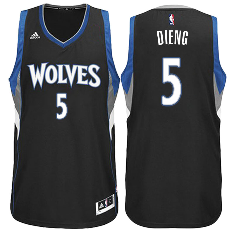 maglia gorgui dieng 5 2017 minnesota timberwolves nero