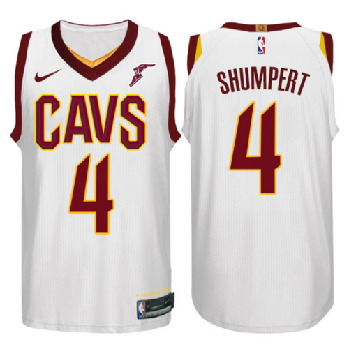 maglia basket iman shumpert 4 2017-2018 cleveland cavaliers bianca