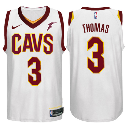 maglia basket isaiah thomas 3 2017-2018 cleveland cavaliers bianca