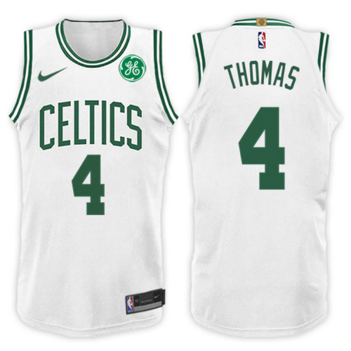 maglia thomas 4 2017-2018 boston celtics bianca