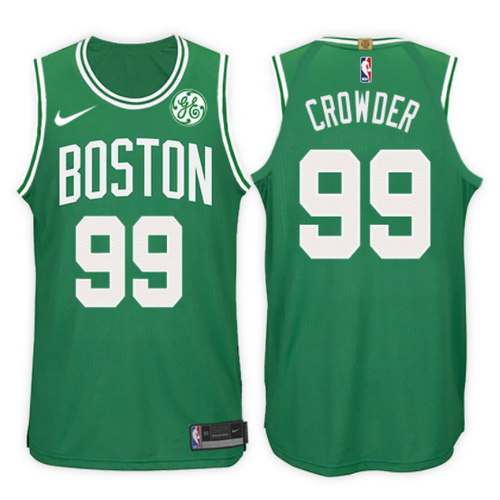 maglia jae crowder 99 2017-2018 boston celtics verde