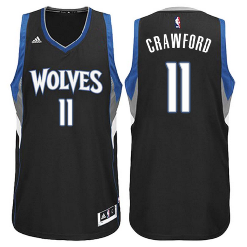 maglia jamal crawford 11 2017 minnesota timberwolves nero