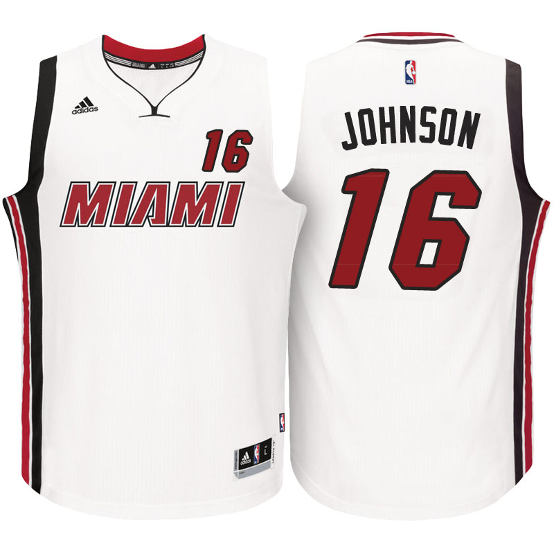 maglia johnson 16 2016-2017 miami heat bianca