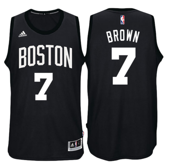 maglia jaylen brown 7 boston celtics moda camo nero