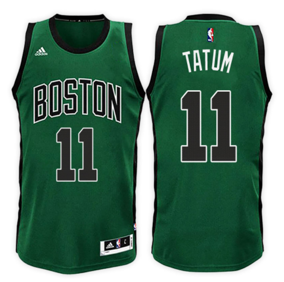 maglia jayson tatum 11 boston celtics moda camo verde
