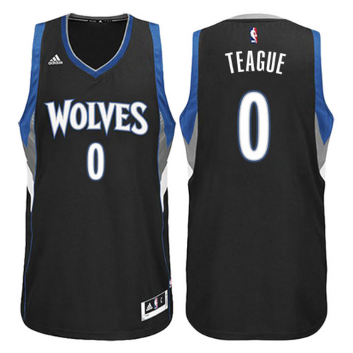 maglia jeff teague 0 2017 minnesota timberwolves nero