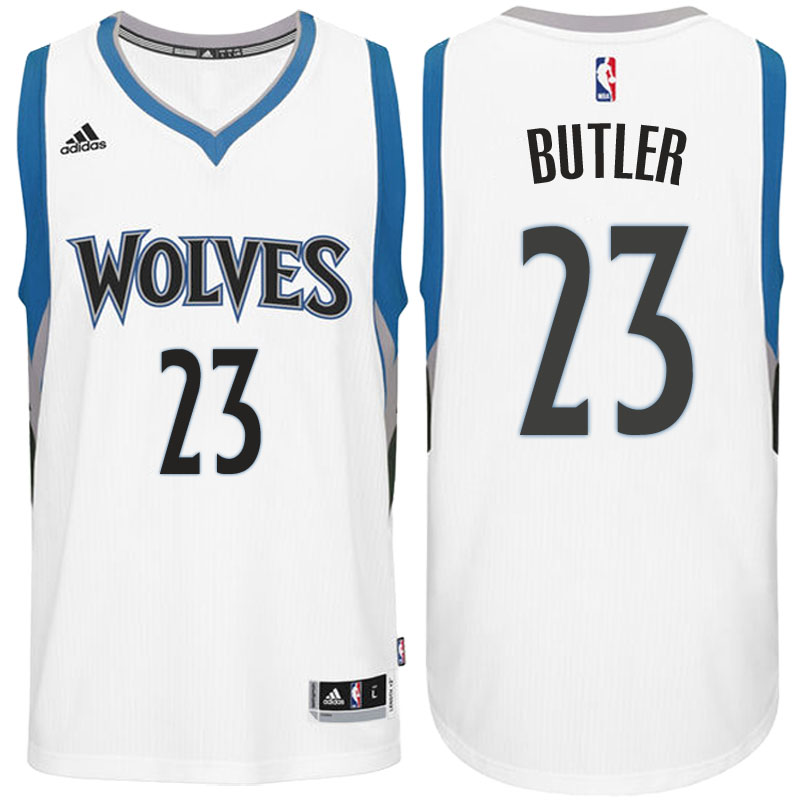 maglia jimmy butler 23 2017 minnesota timberwolves bianca