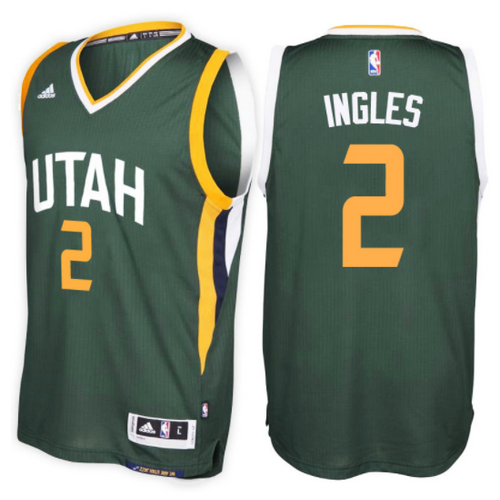 maglia nba joe ingles 2 2017 utah jazz verde