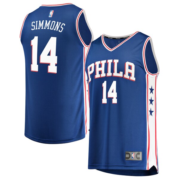 maglia jonathon simmons 14 2020 philadelphia 76ers blu