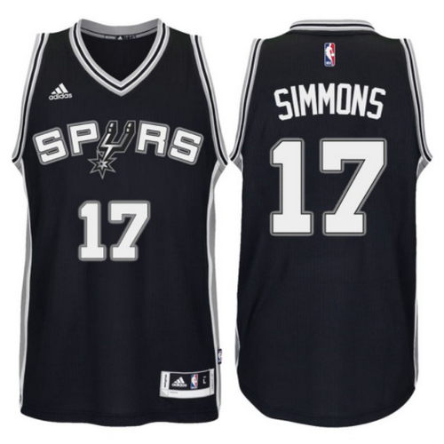 maglia basket jonathon simmons 17 2017 san antonio spurs nero