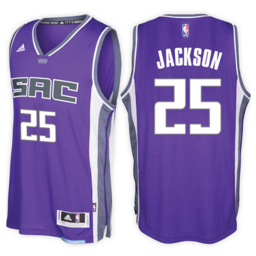 maglia justin jackson 25 2017 sacramento kings porpora