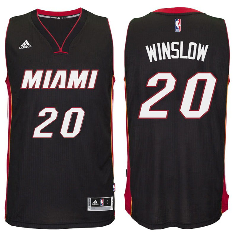 maglia justise winslow 20 2017 miami heat nero