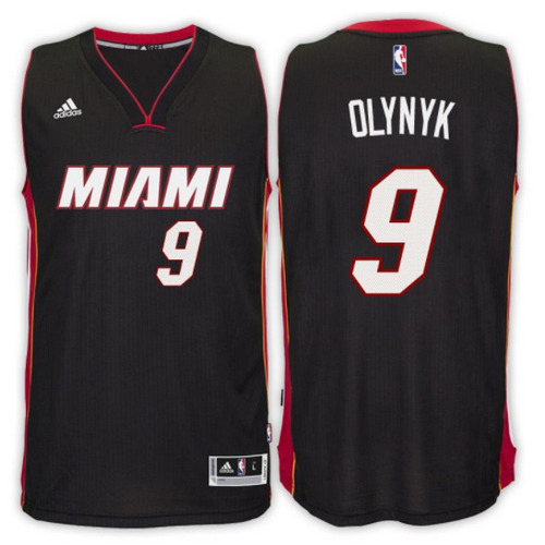 maglia kelly olynyk 9 2017 miami heat nero