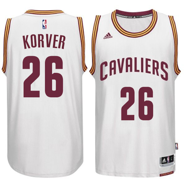 maglia basket kyle korvers 26 2017 cleveland cavaliers bianca