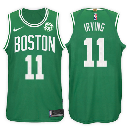 maglia basket kyrie irving 11 2017-2018 boston celtics verde