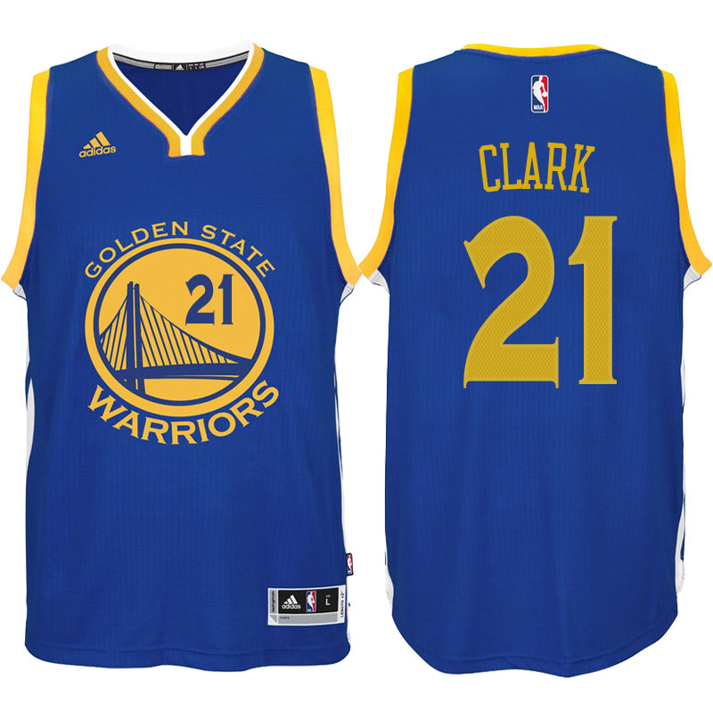 maglia lan clark 21 2016-2017 golden state warriors blu