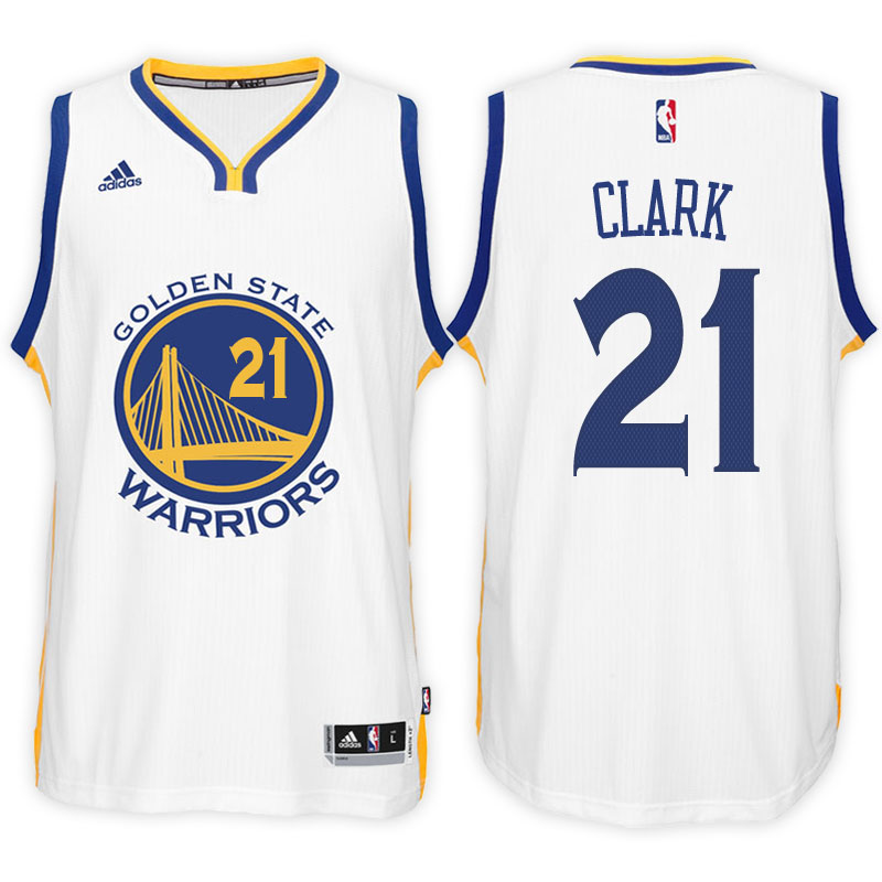 maglia lan clark 21 2017 golden state warriors bianca