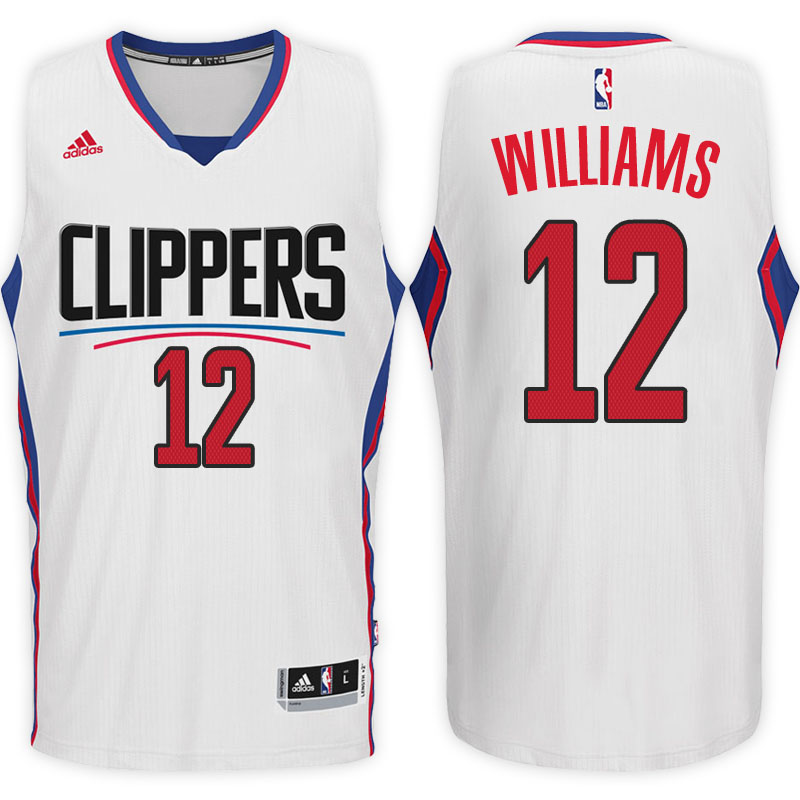 maglia basket louis williams 12 2017 los angeles clippers bianca