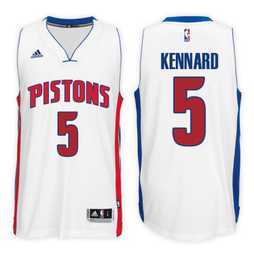 maglia basket luke kennard 5 2017 detroit pistons bianca