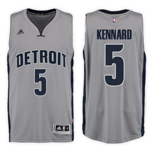 maglia basket luke kennard 5 2017 detroit pistons grigio