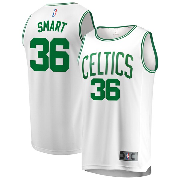 maglia basket marcus smart 36 2020 boston celtics bianca