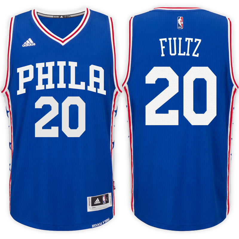 maglia markelle fultz 20 2017 philadelphia 76ers blu