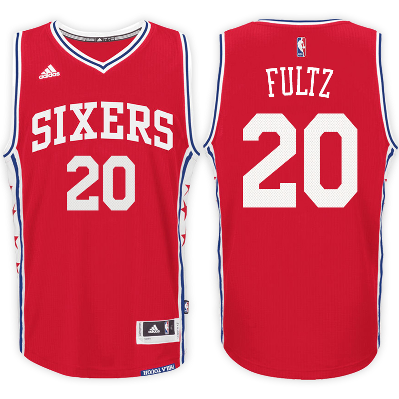 maglia markelle fultz 20 2017 philadelphia 76ers rosso