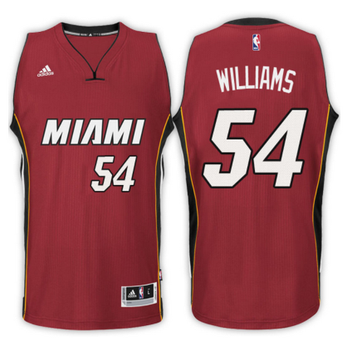 maglia matt williams 54 2017-2018 miami heat rosso