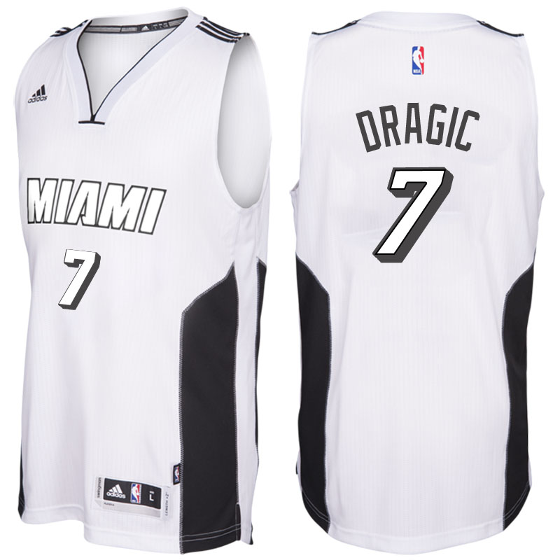 maglia miami heat con goran dragic 7 bianca