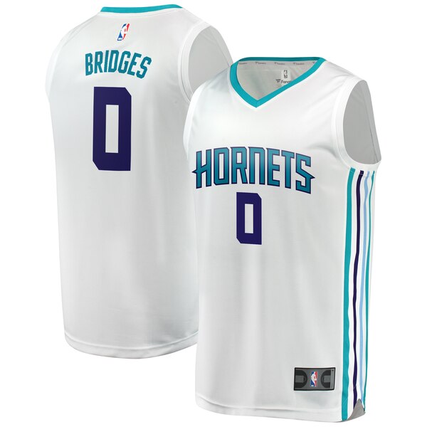 maglia miles bridges 0 2020 charlotte hornets bianca