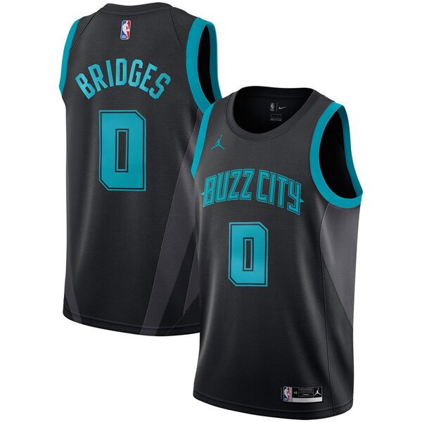 maglia miles bridges 0 2020 charlotte hornets nero