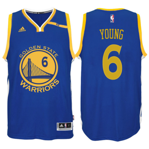 canotta basket nick young 6 2017 golden state warriors blu