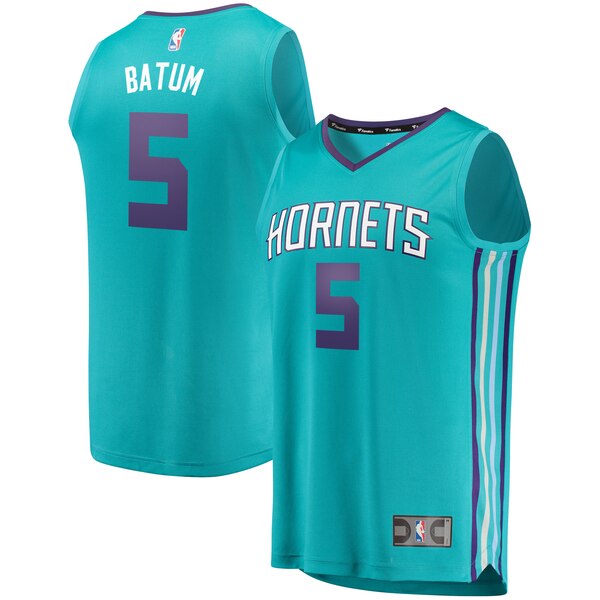 maglia nicolas batum 5 2020 charlotte hornets verde