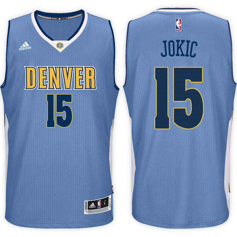 maglia uomo nikola jokic 15 2017 denver nuggets soul blu