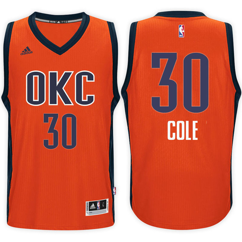 maglia norris cole 30 2017 oklahoma city thunder arancia