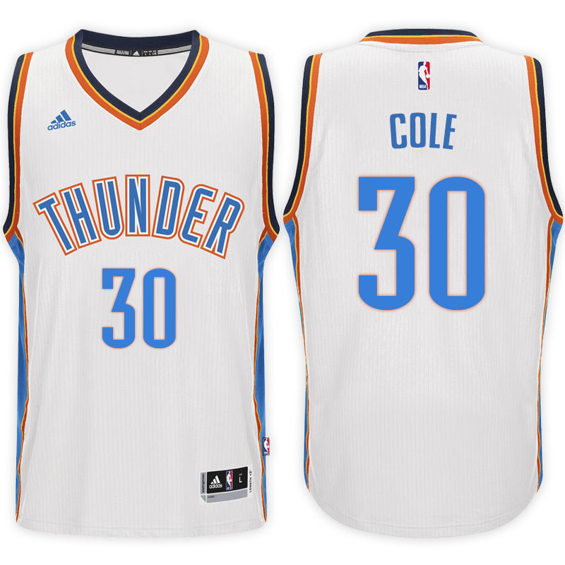 maglia norris cole 30 2017 oklahoma city thunder bianca