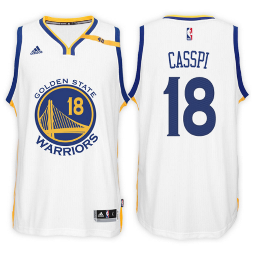 canotta basket omri casspi 18 2017 golden state warriors bianca